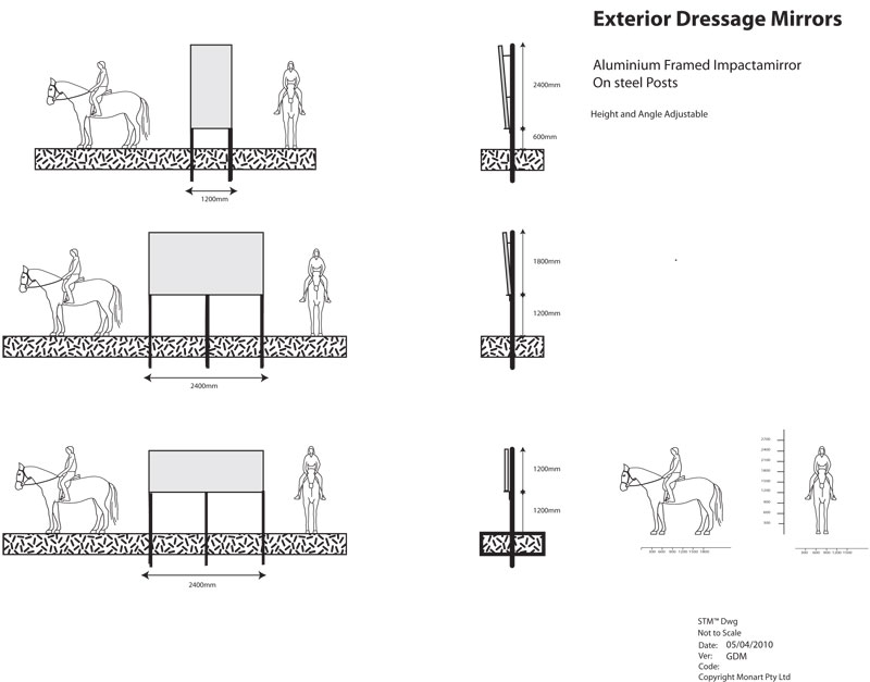 Dressage Mirrors Diagram Dressage Mirrors Diagram